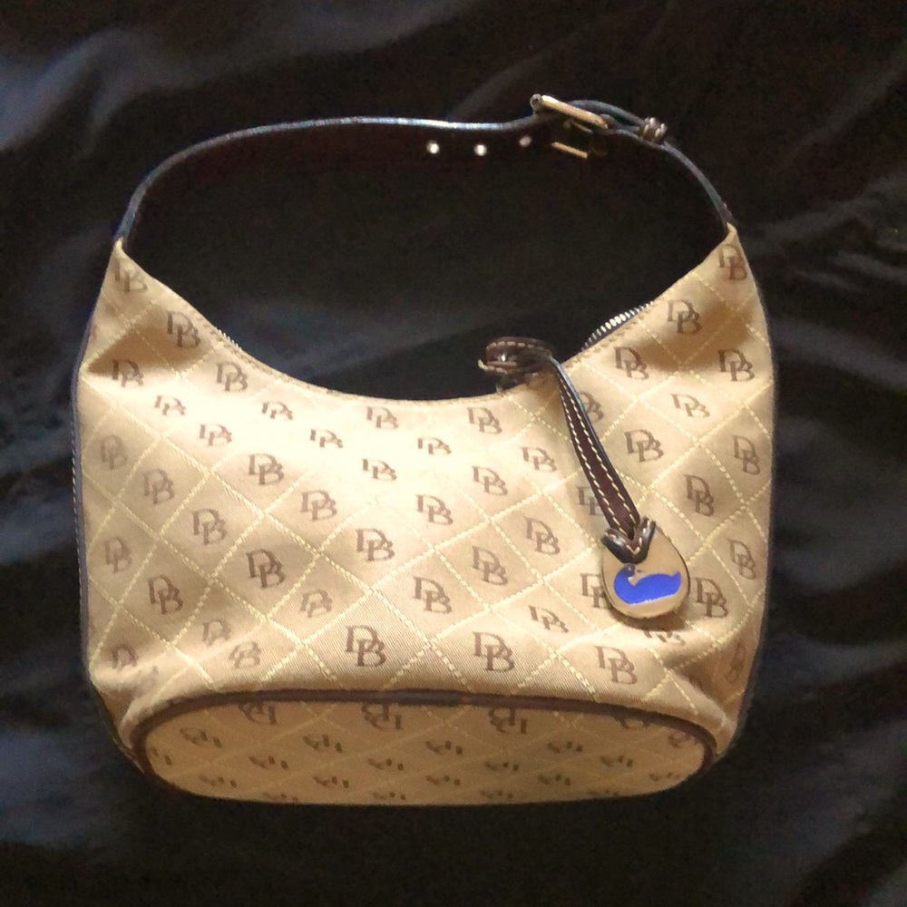 Dooney & Bourke Signature Monogram Db Shoulder Bag - image 2